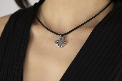 Collana con pendente in argento granchio