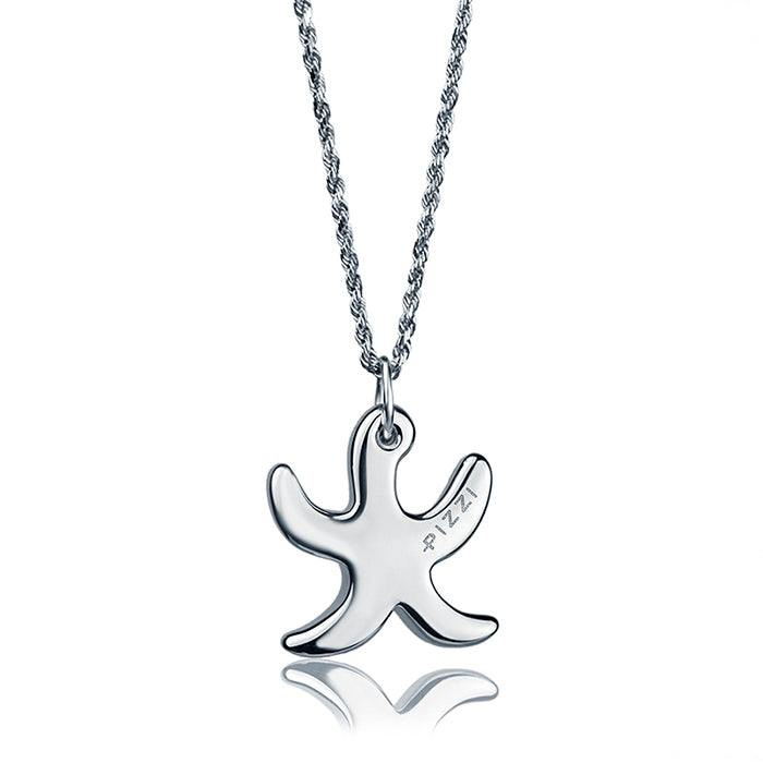 Collana in oro 18kt con pendente stella marina